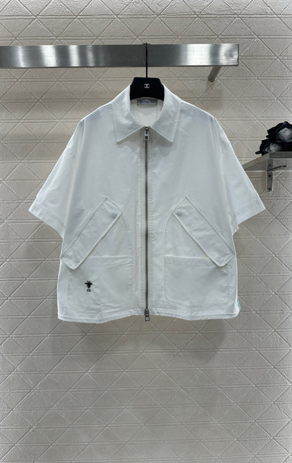 D 25 Mid-length Sleeved Jacket, Skirt, and Pants Set
