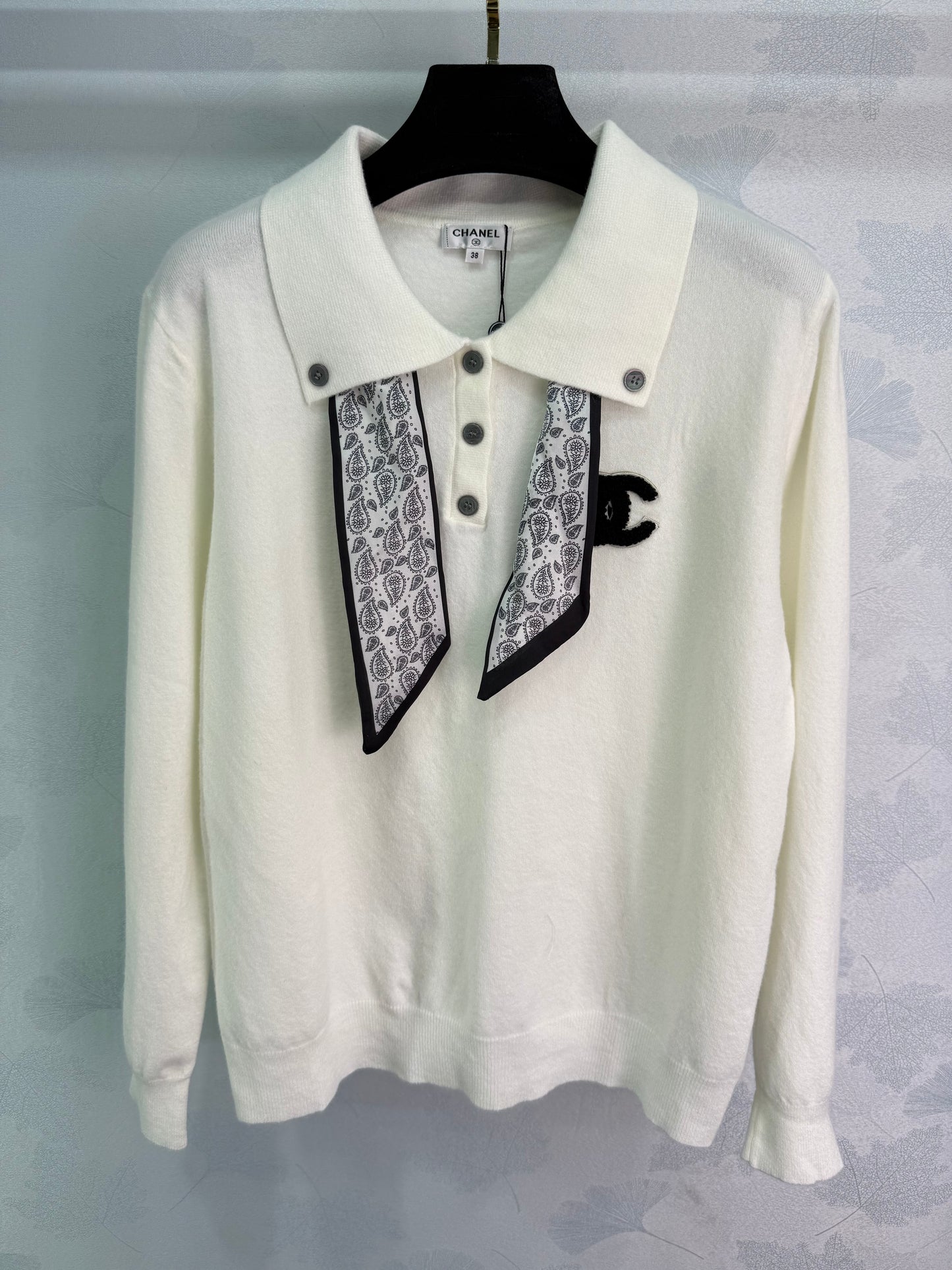 C 2025 Early Fall Silk scarf lapel light knitted long sleeves!