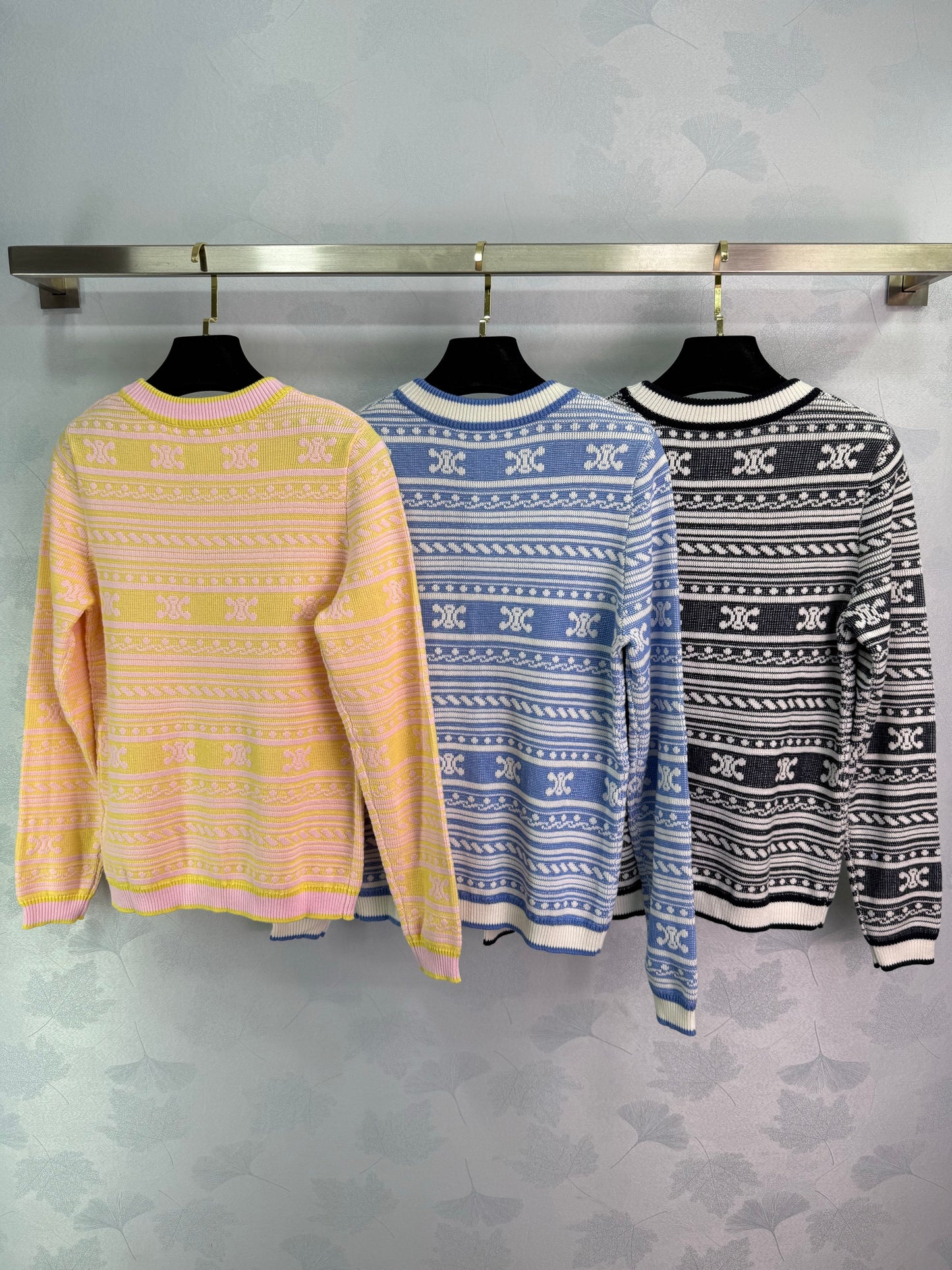 CE 25 Spring and Summer Patterned Knitted Long Sleeves