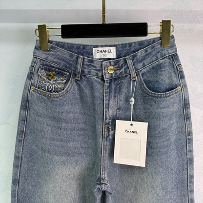 C 2025 Early Fall New High-Rise Straight-Leg Jeans
