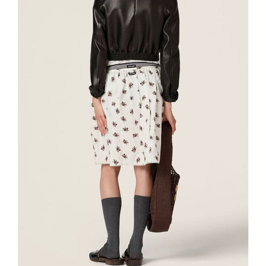M 25Ss Early Autumn New Style Little Red Flower Skirt