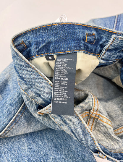 Ce 25 Classic Double-Button Straight-Leg Denim Pants👖