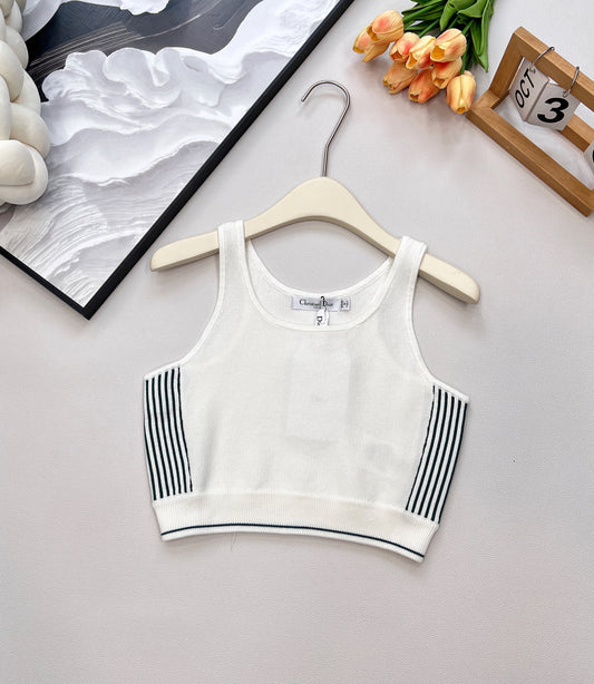 D 25 Spring/Summer New Arrivals  Knitted Tank Top