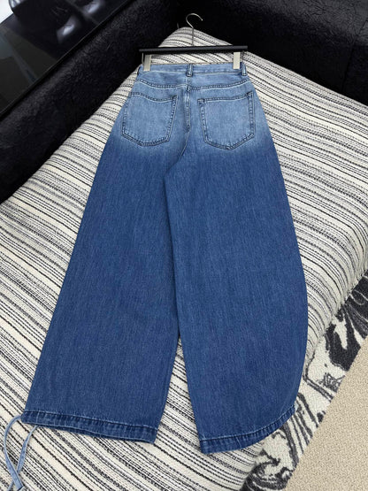 C 25 new styles of vintage-inspired wide-leg drawstring jeans