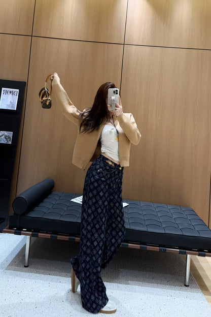 L 25 New Jacquard Jeans