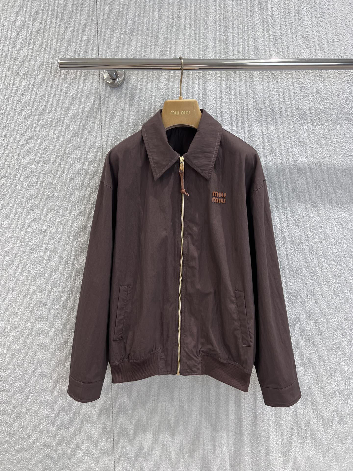 M 25 Early Fall New Cocoa Brown Lapel Jacket Coat