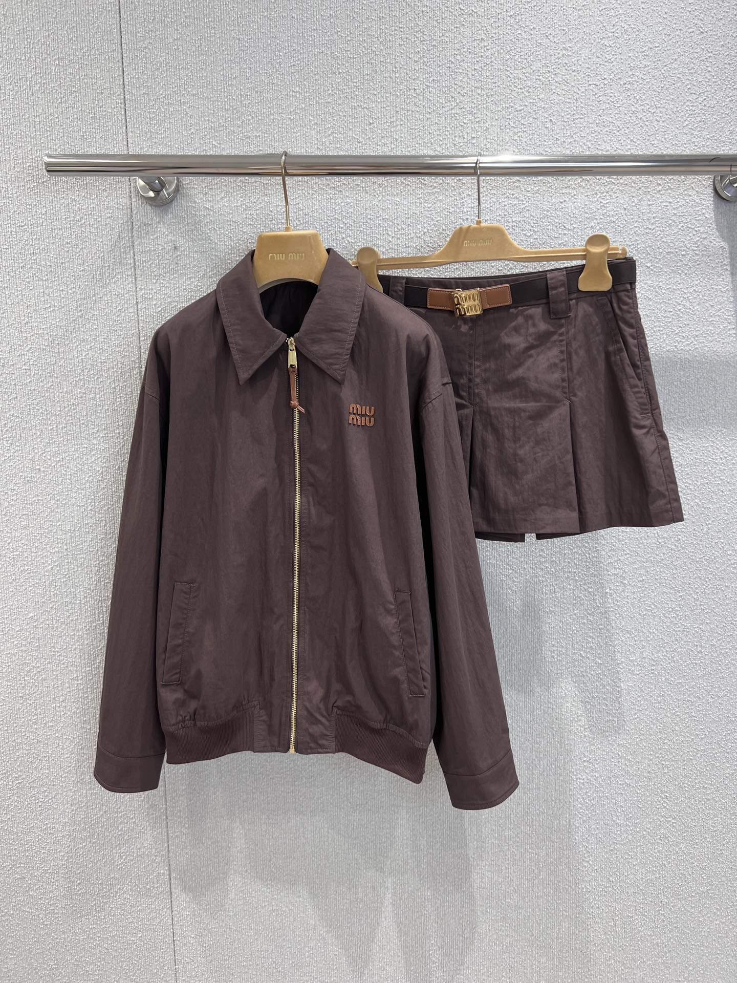 M 25 Early Fall New Cocoa Brown Lapel Jacket Coat