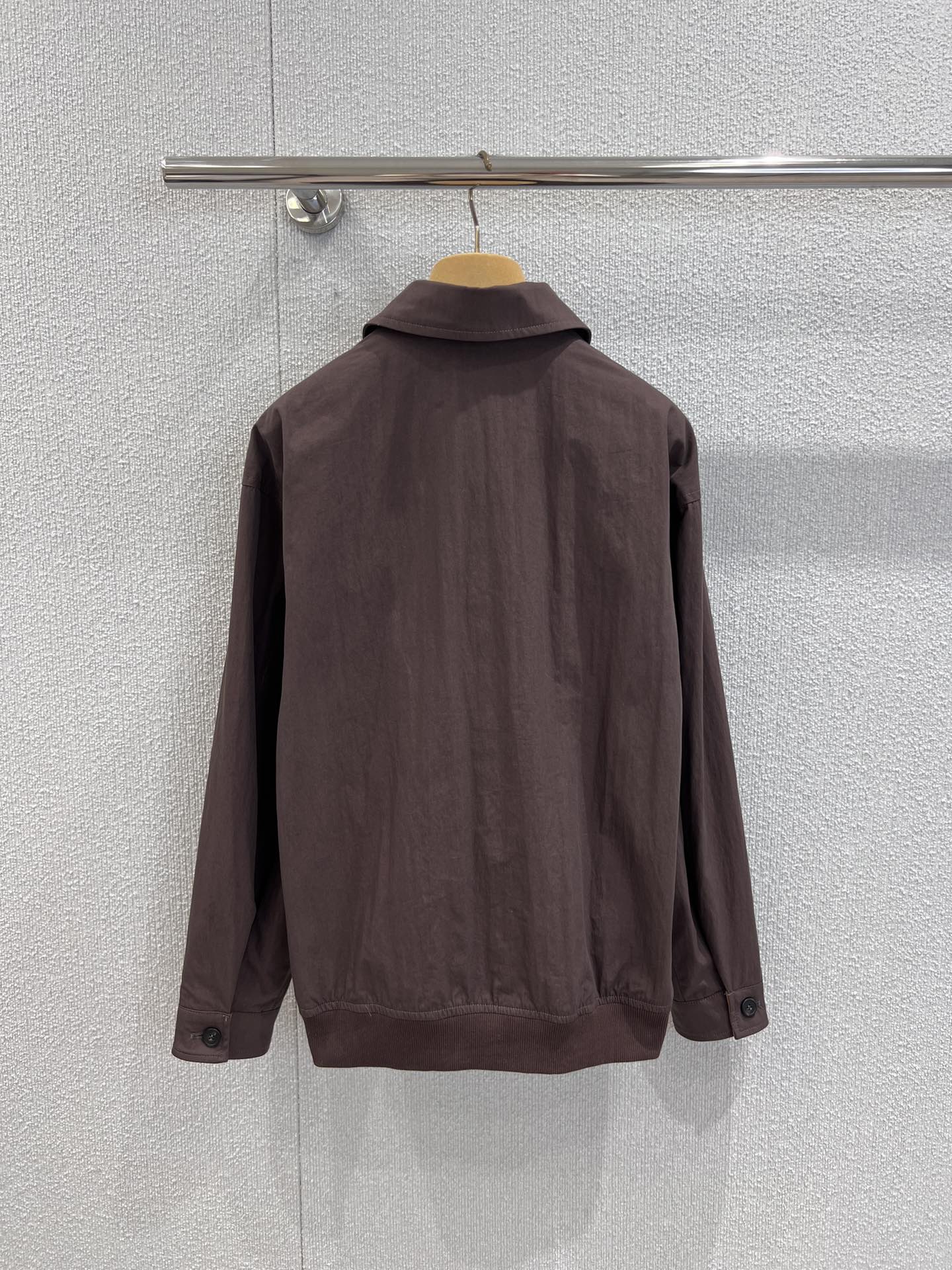 M 25 Early Fall New Cocoa Brown Lapel Jacket Coat
