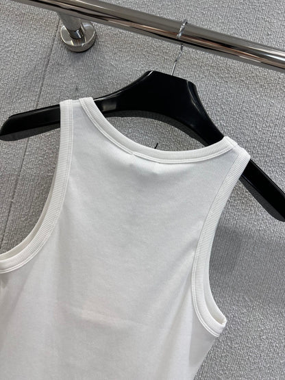 CE 25 Summer explosion models simple logo undershirt(WHITE BLACK)