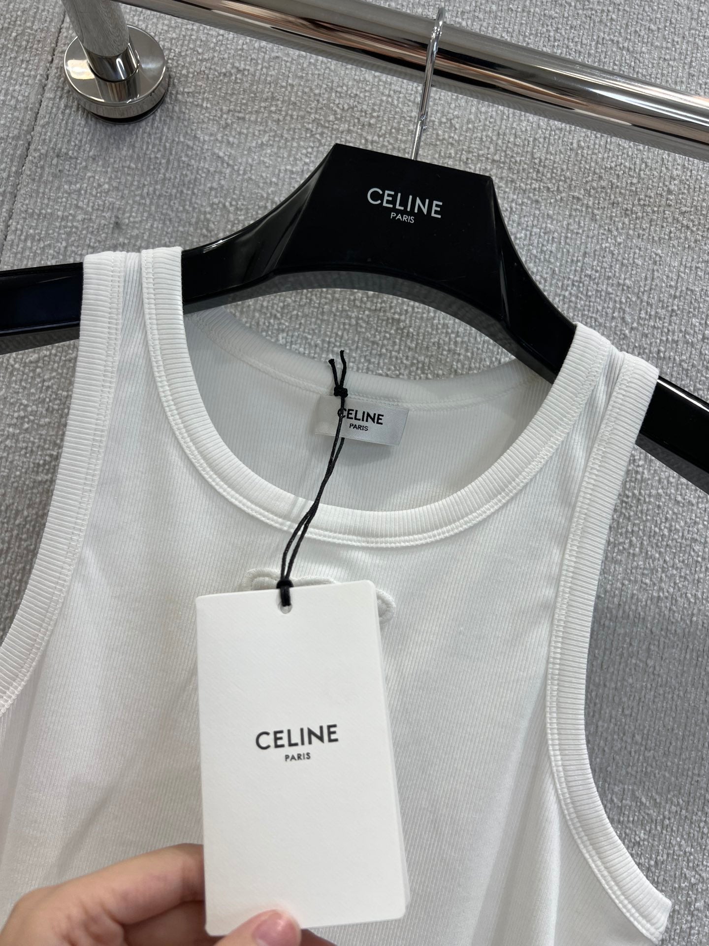 CE 25 Summer explosion models simple logo undershirt(WHITE BLACK)
