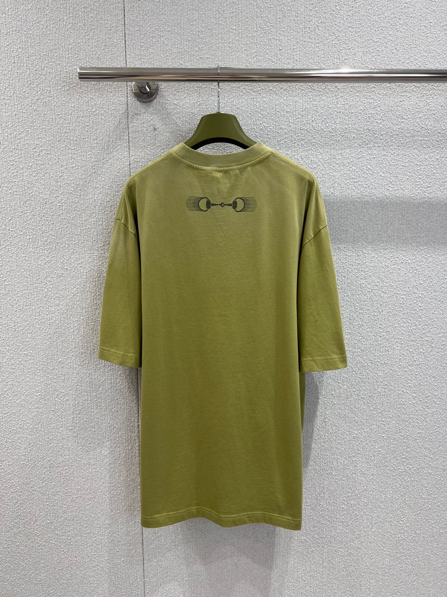 G 25Fw Early Autumn New Product Embroidered Letter Print Distressed Round Neck Short Sleeve T-shirt