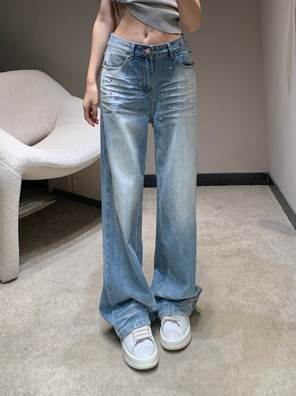 C 25 Early Autumn Heavy Color Hot Diamond Straight Jeans!