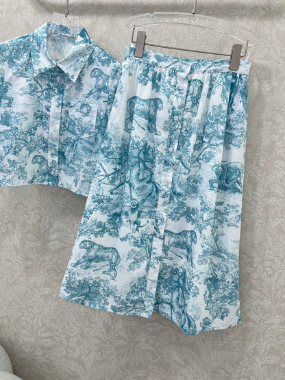 D 25 Summer new classic jungle animal suits