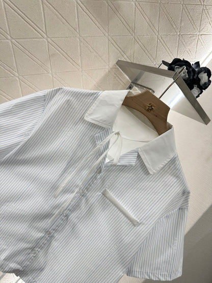 G 25  Striped short-sleeved shirt