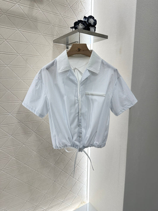 G 25  Striped short-sleeved shirt