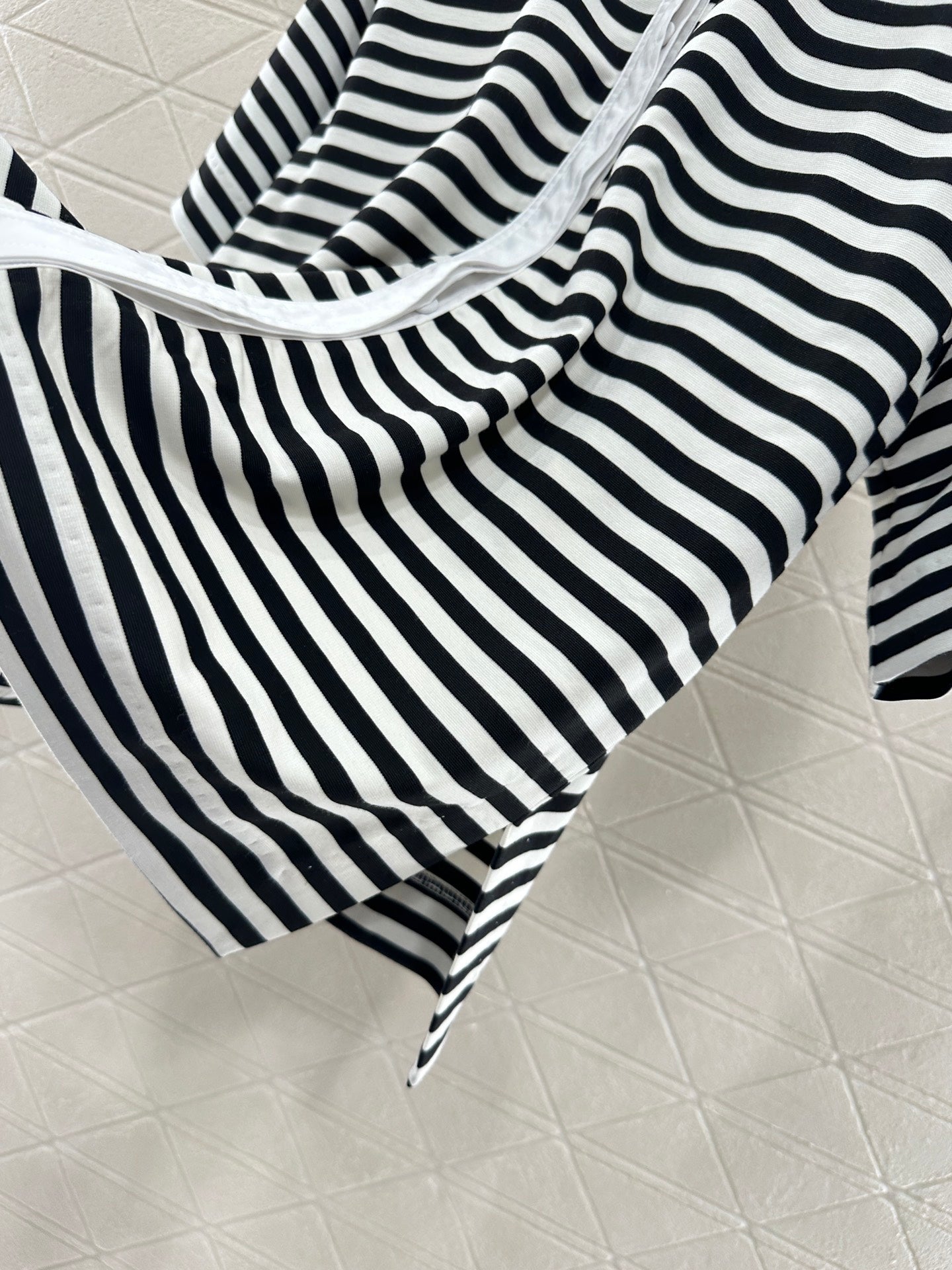 MA 25 Striped knit cardigan with short sleeves