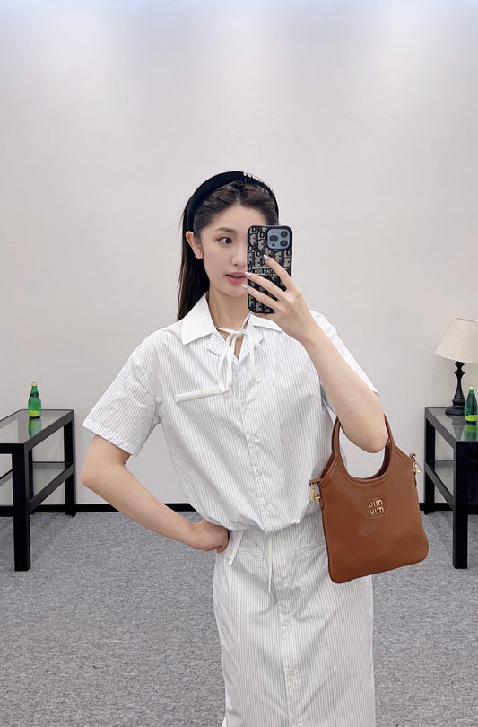 G 25  Striped short-sleeved shirt