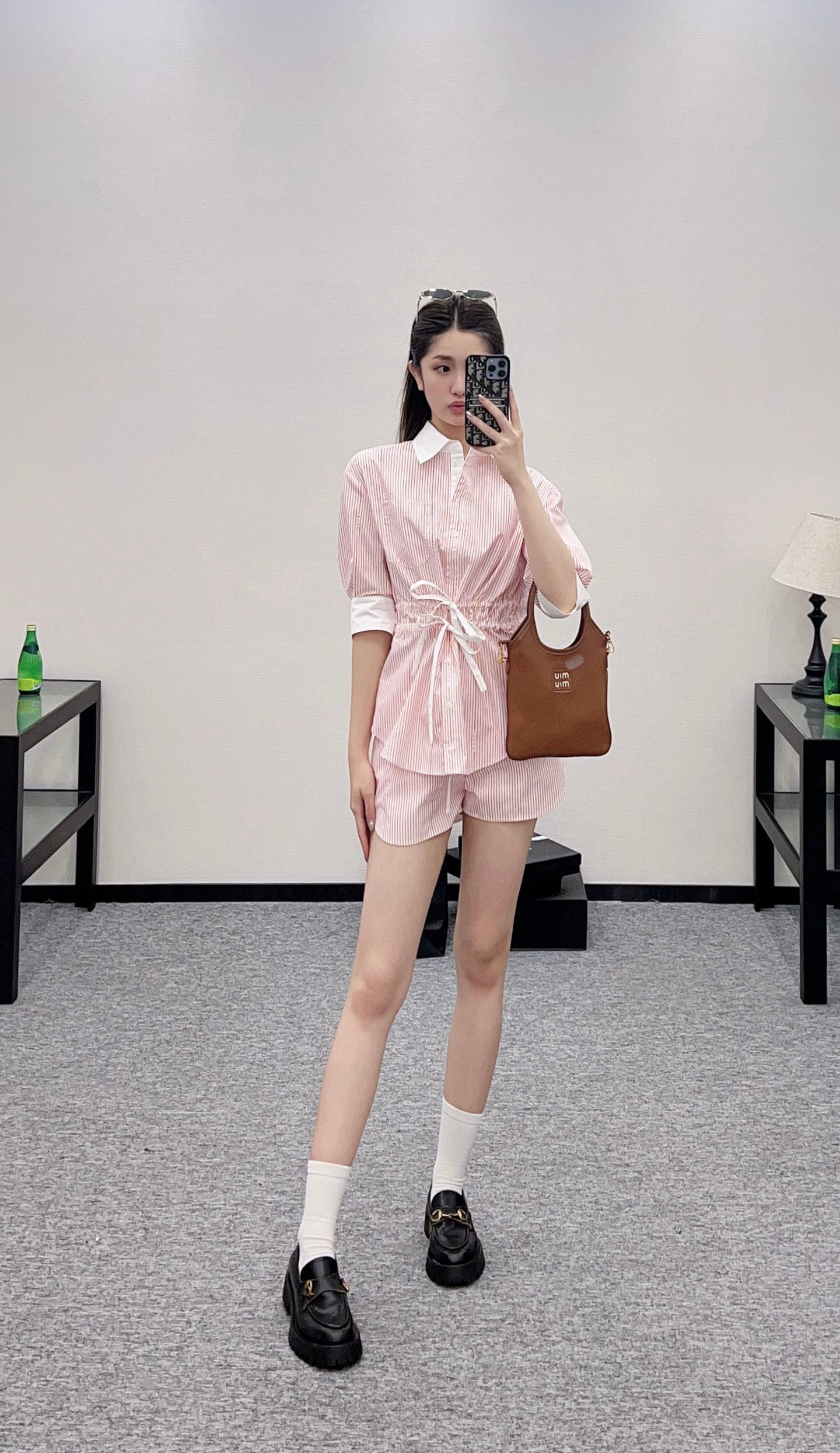G 25  Striped Medium Sleeve Shirt