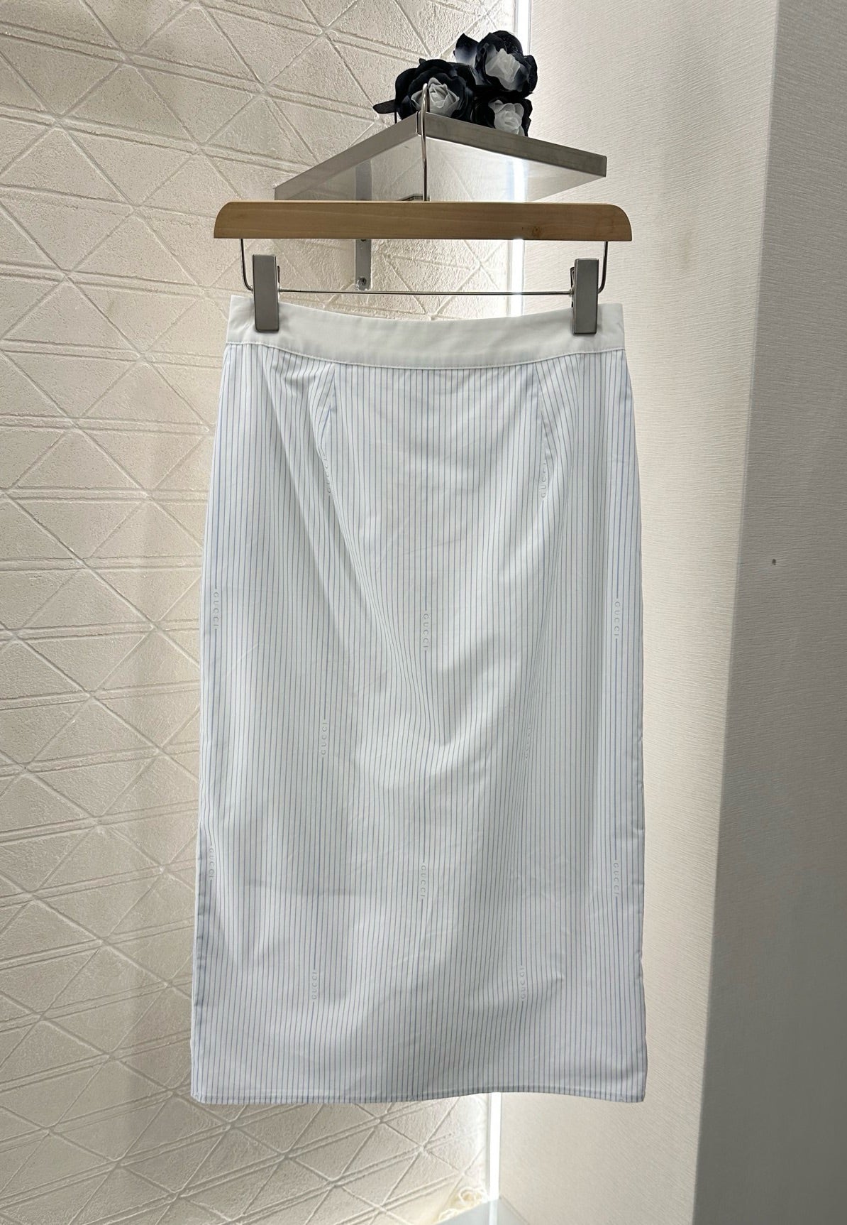 G 25  Striped Camisole Vest Half Skirt