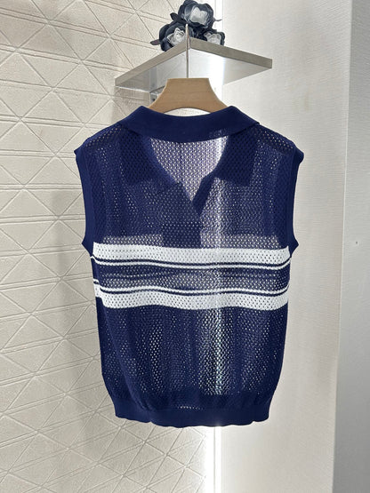 D 25 New Lapel knitted vest