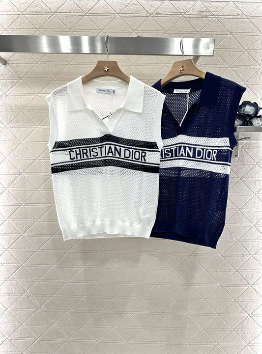 D 25 New Lapel knitted vest