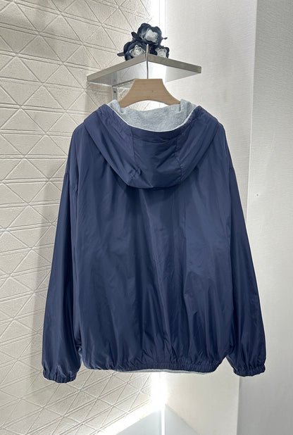 M 25 Reversible hooded jacket and skirt set