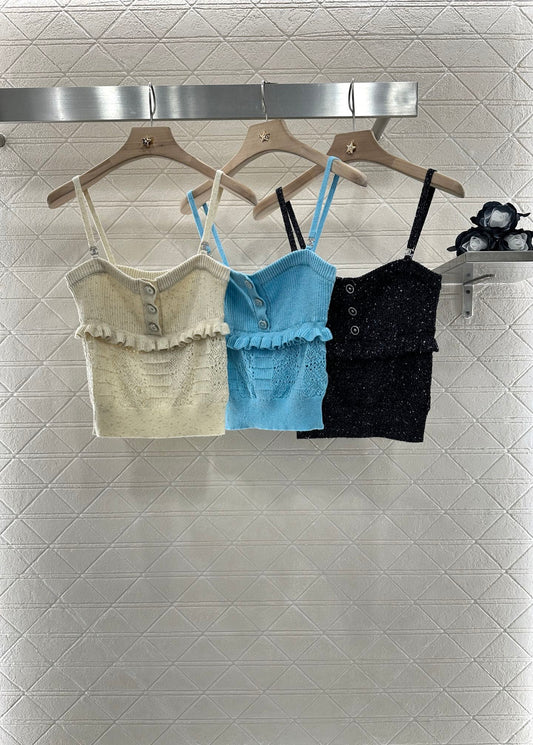 C 25 Knitted layered lace sling