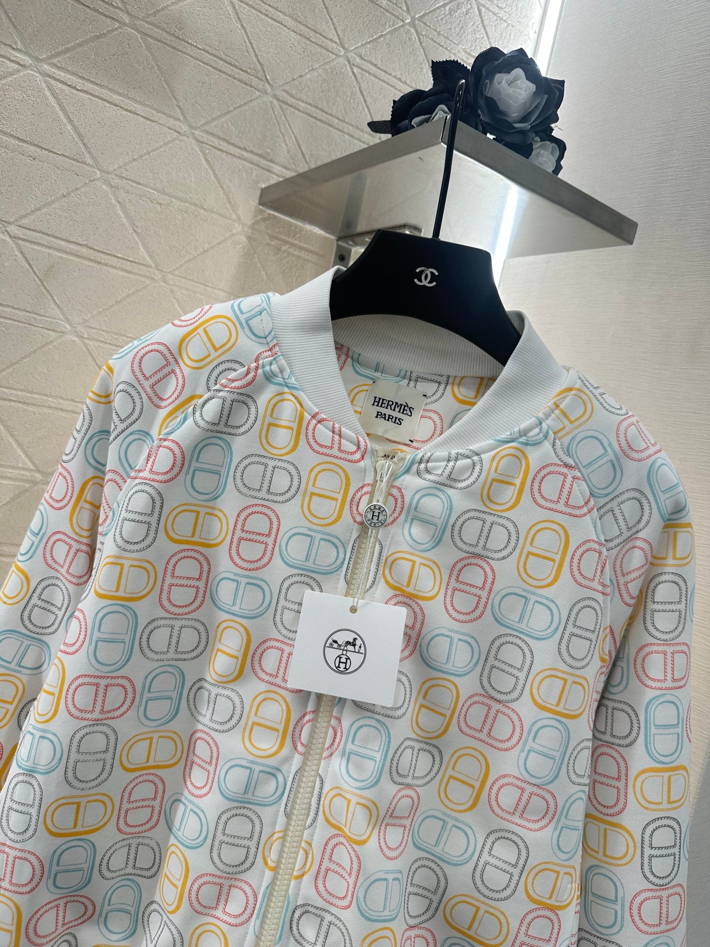 H 25 Printed Cotton Jacket