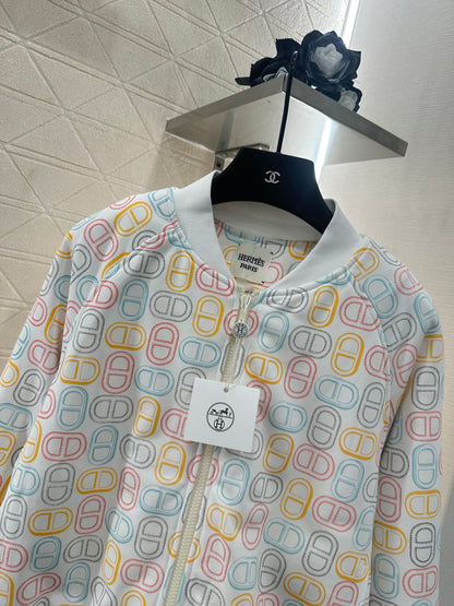 H 25 Printed Cotton Jacket