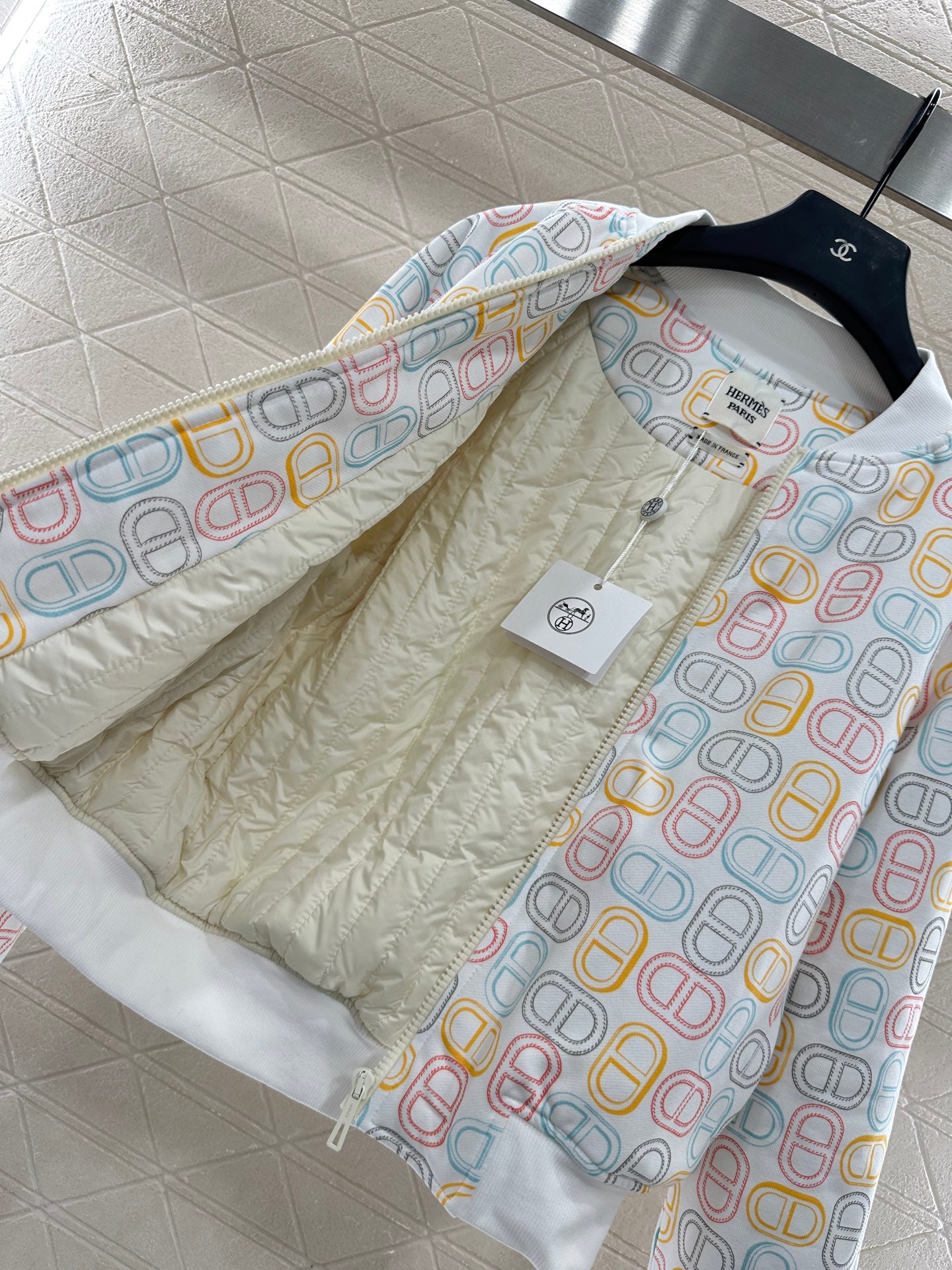 H 25 Printed Cotton Jacket