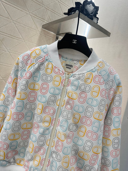 H 25 Printed Cotton Jacket
