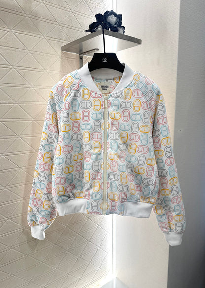 H 25 Printed Cotton Jacket