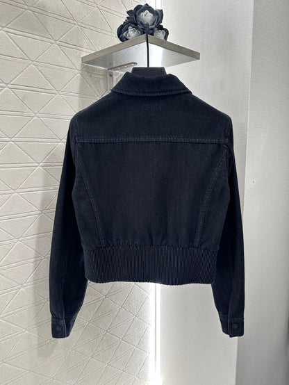 F 25 Retro Denim Jacket and Pants Set
