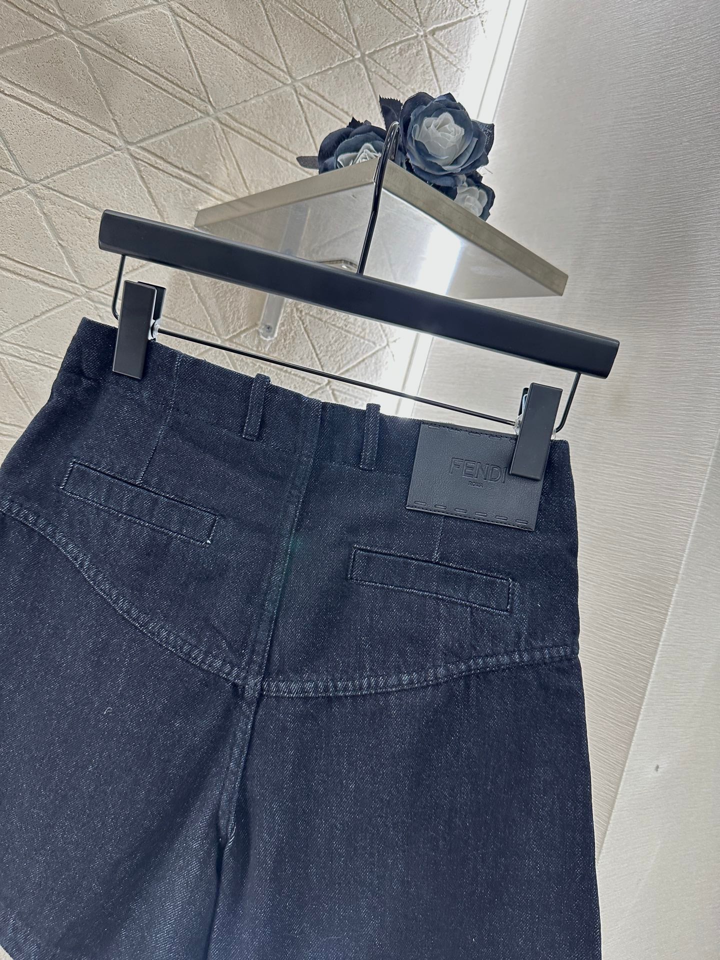 Ensemble veste et jupe en jean rétro F 25 
