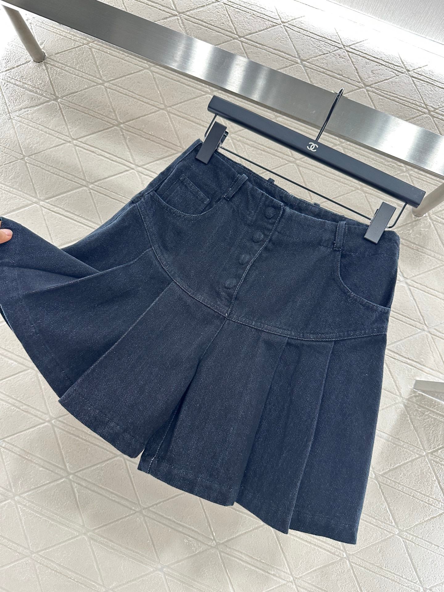 Ensemble veste et jupe en jean rétro F 25 