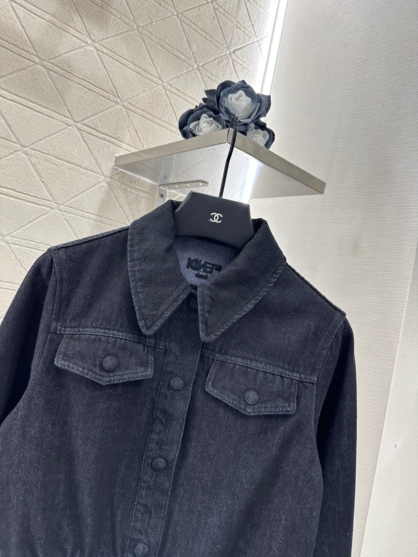 F 25 Retro Denim Jacket and Pants Set