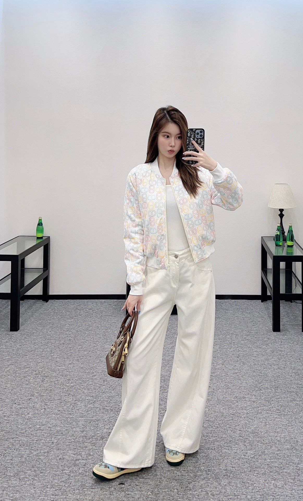 H 25 Printed Cotton Jacket
