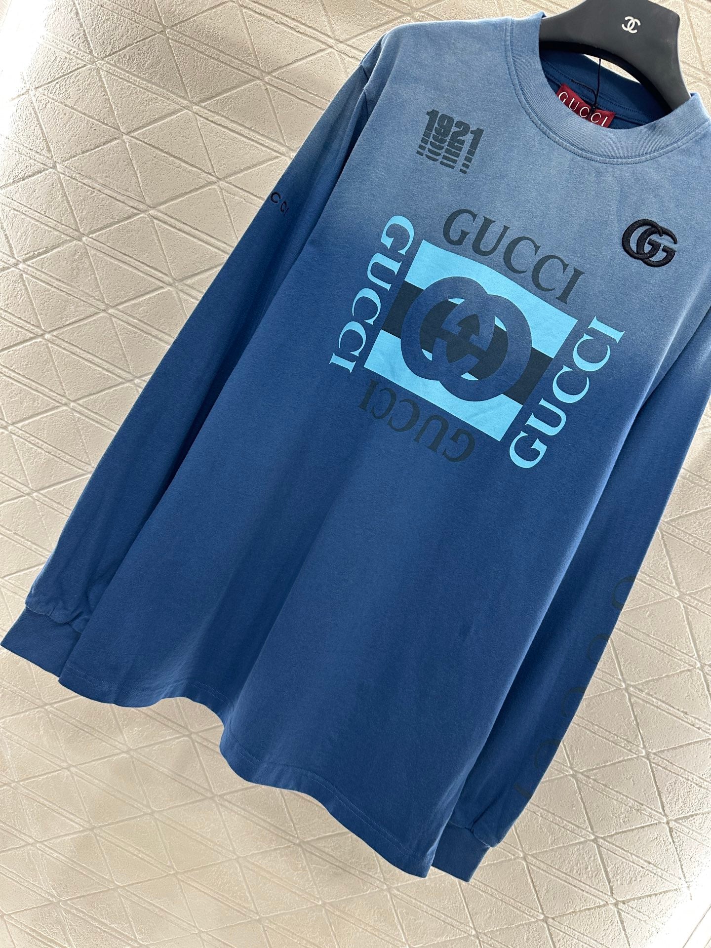 G 25 Heavy work Washed gradient long sleeves