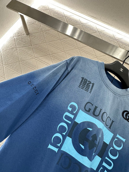 G 25 Heavy work Washed gradient long sleeves