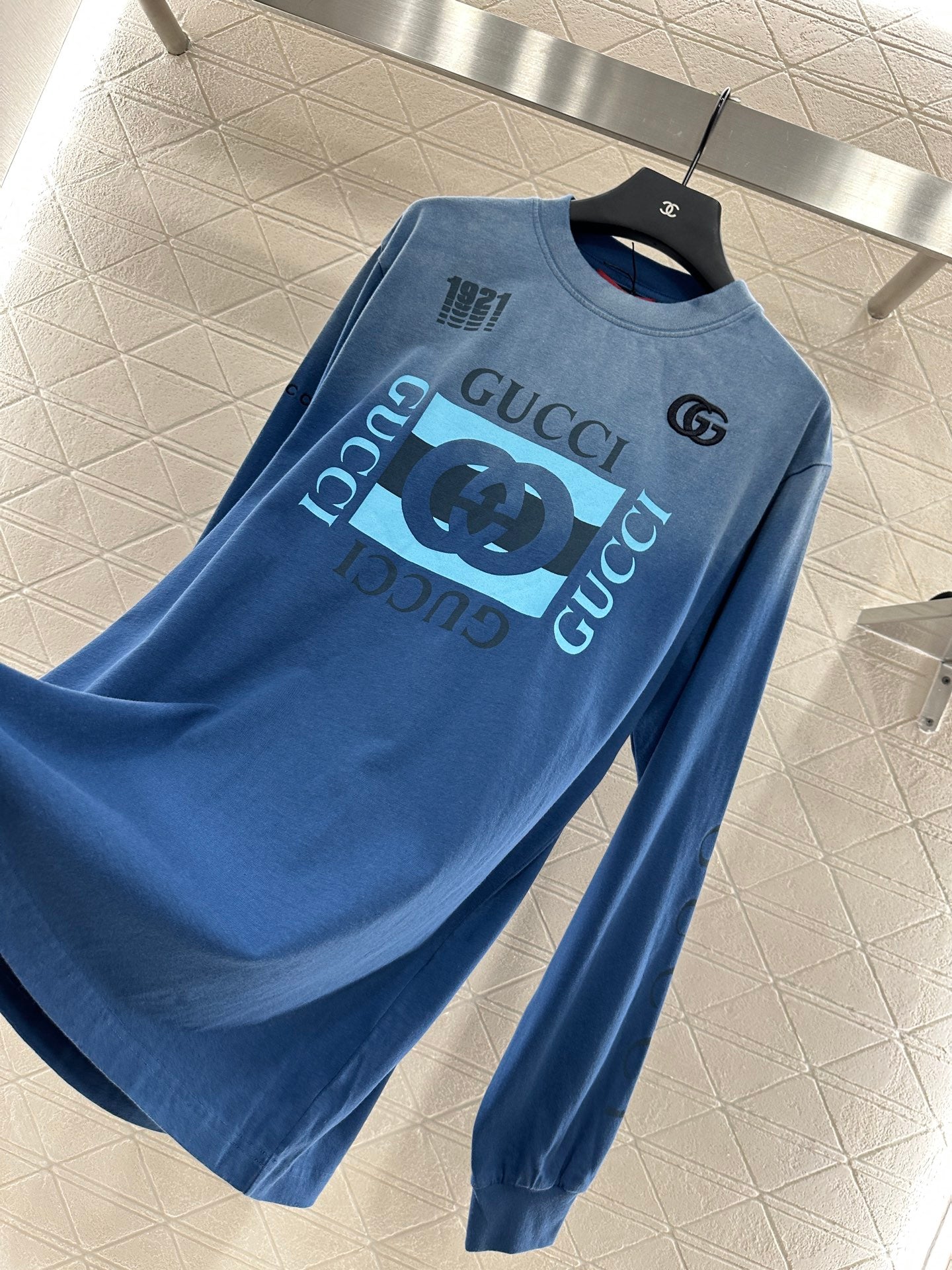 G 25 Heavy work Washed gradient long sleeves