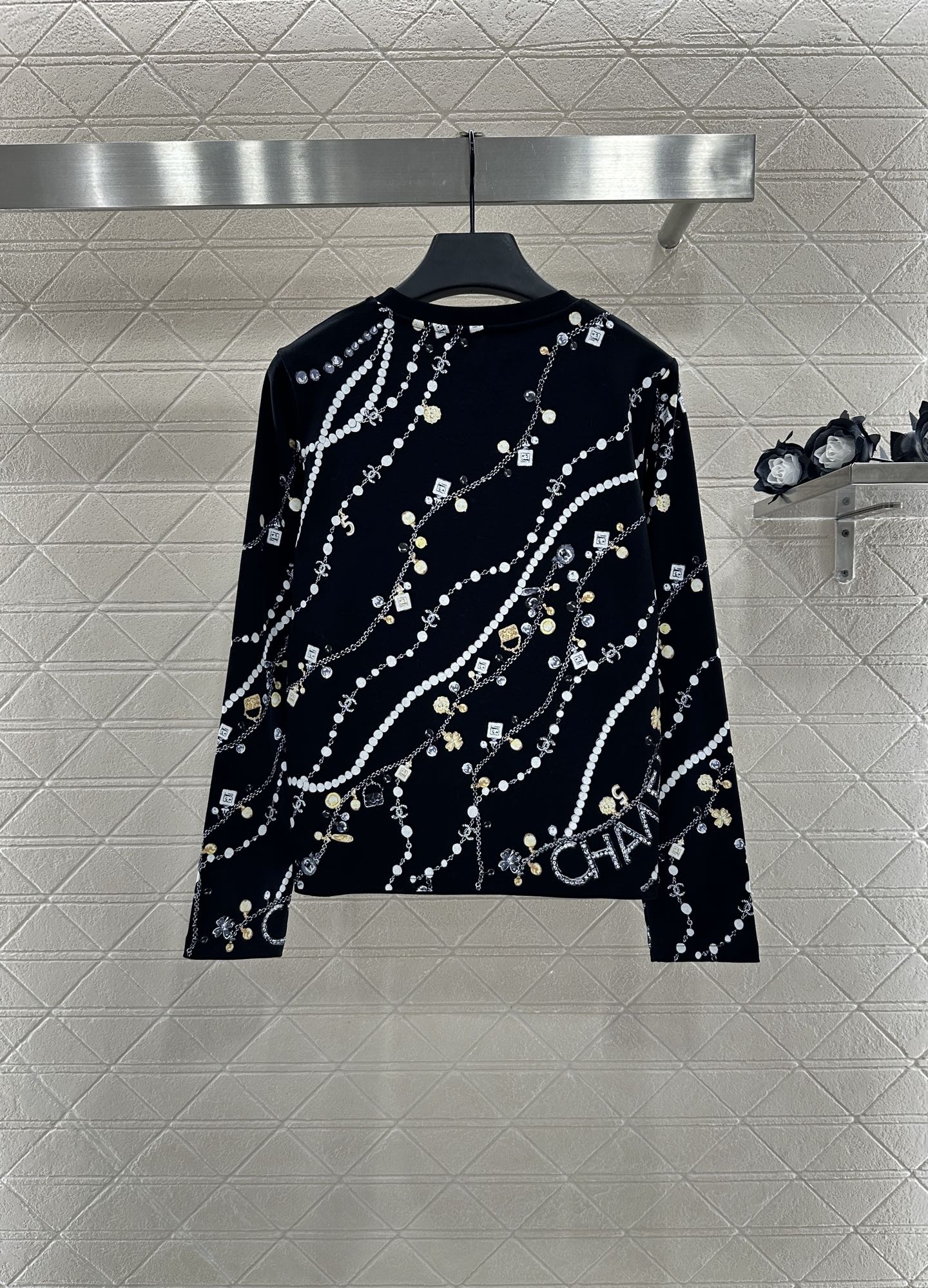 C 25 Printed Crew Neck Long Sleeve