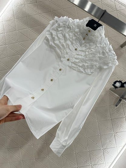 L 25 Layered Cake Collar Shirt