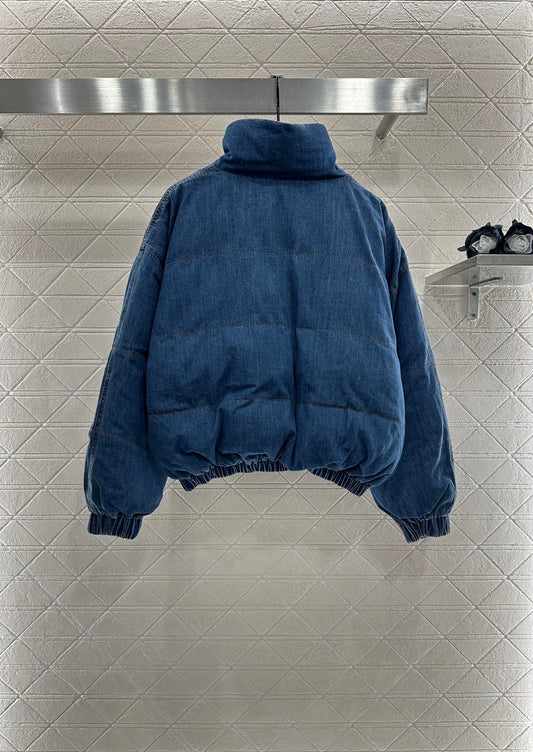 C 25fw Denim Down Jacket