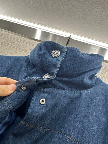 C 25fw Denim Down Jacket