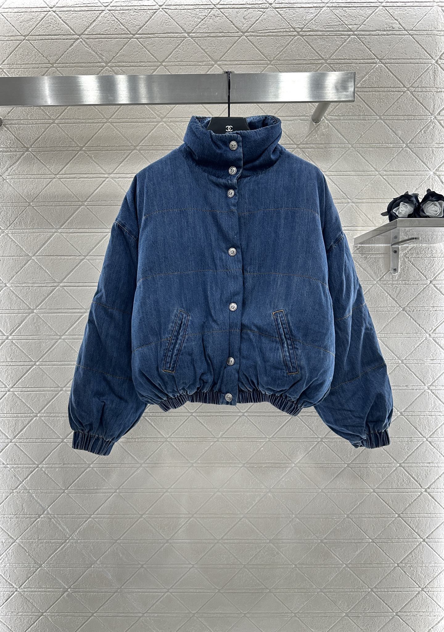C 25fw Denim Down Jacket