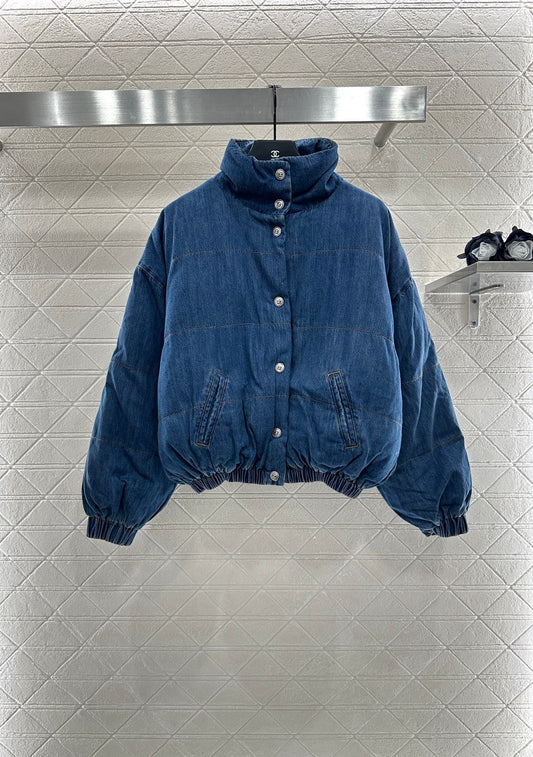 C 25fw Denim Down Jacket