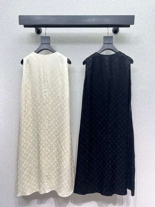 L 25 Classic jacquard sleeveless dress