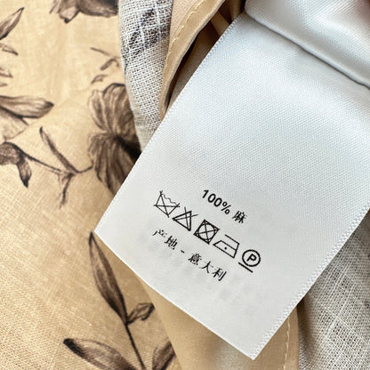 D 25Ss Spring and Summer New Floral Pattern Print Long Dress