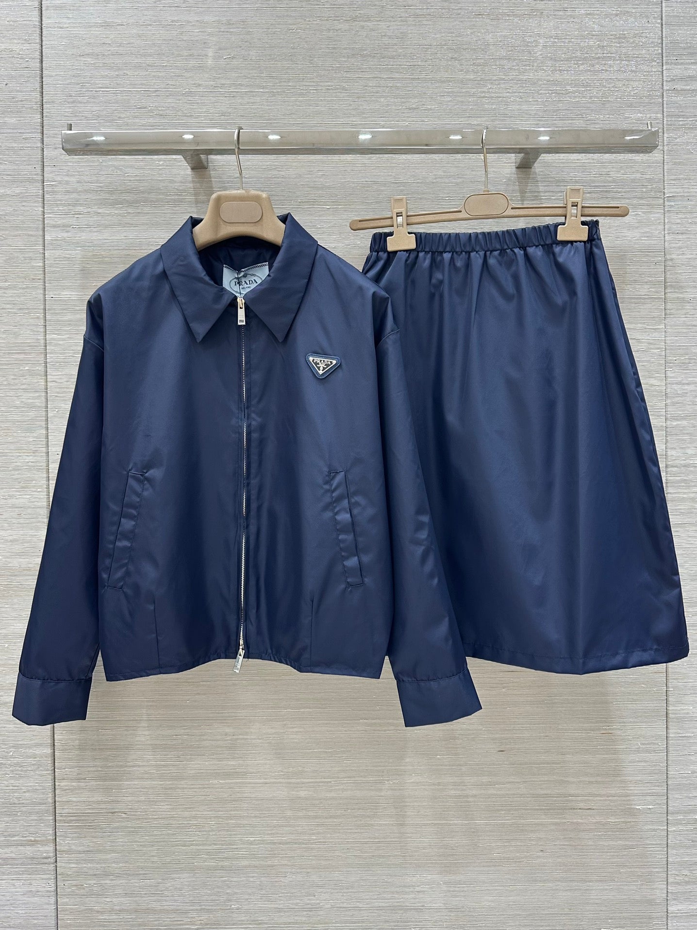 D 25 Early Autumn New Product Workwear High-waist Elastic Jacket + Skirt Set