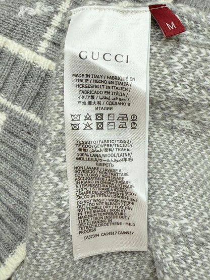 G 25 early spring new round neck letter logo jacquard full print casual knit cardigan